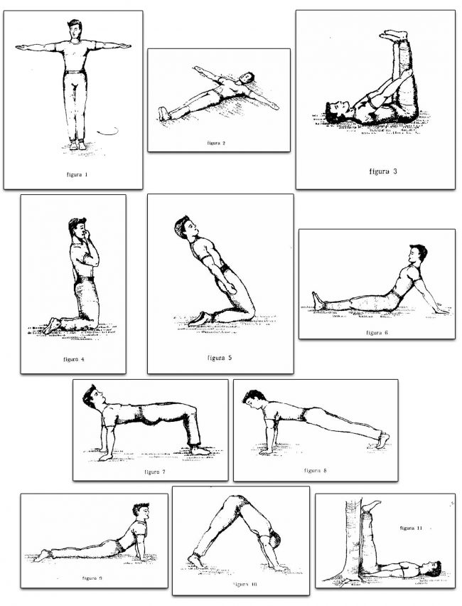 Tabla resumen de los ejercicios de lamasería