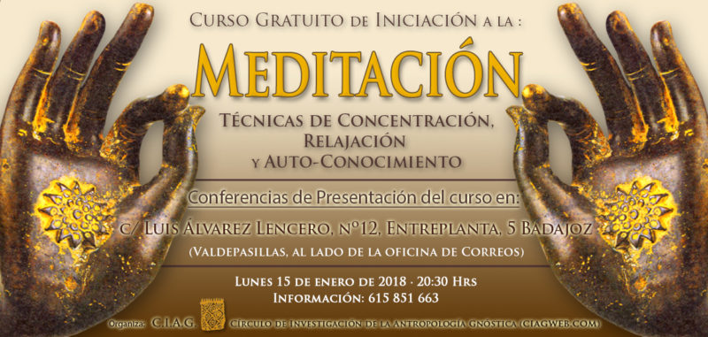 Nuevo Curso Inicial de Meditación · 15 de enero de 2018